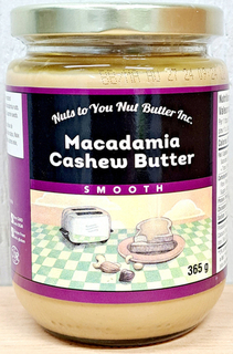 Macadamia Cashew Butter - Smooth 